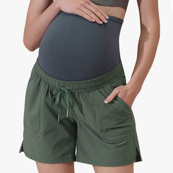 Maacie Pants - Maacie Maternity Shorts Quick Dry Shorts Olive M